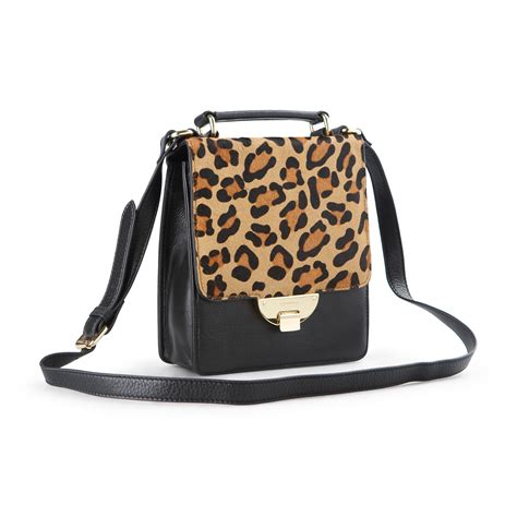 leopard print crossbody.